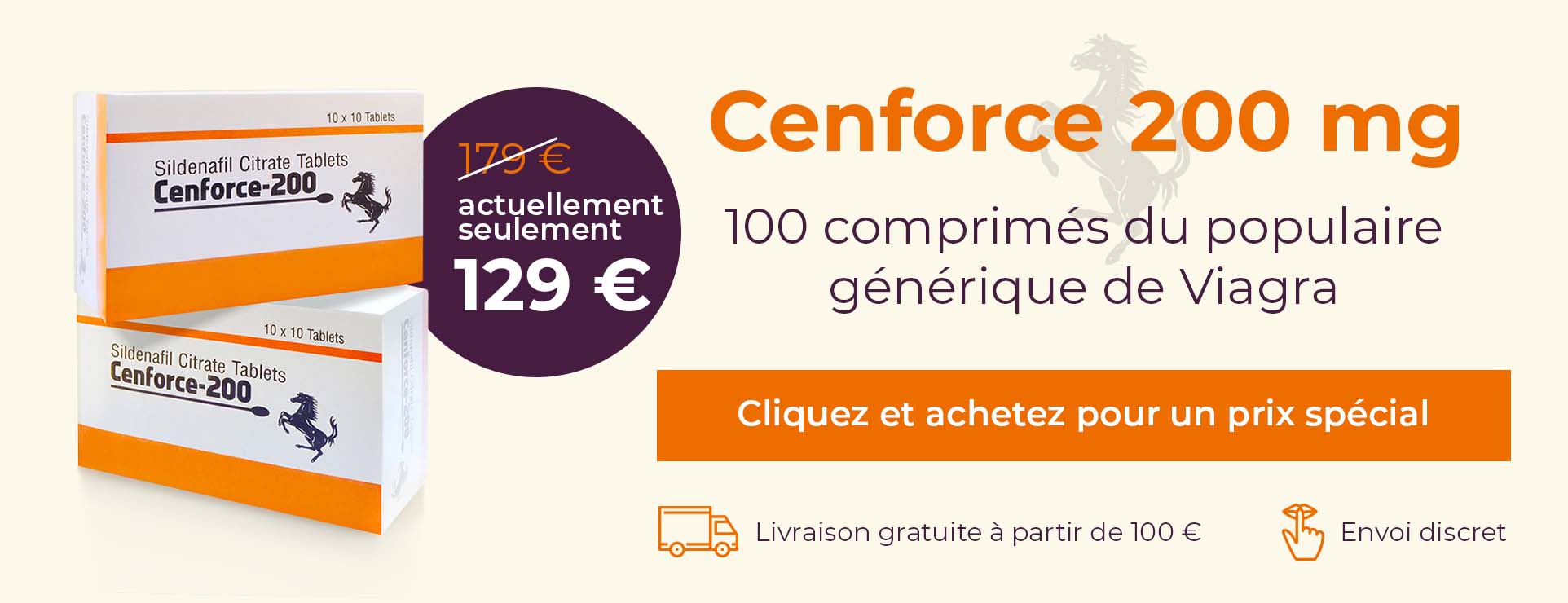 Cenforce 200 mg avec sildénafil – offre spéciale
