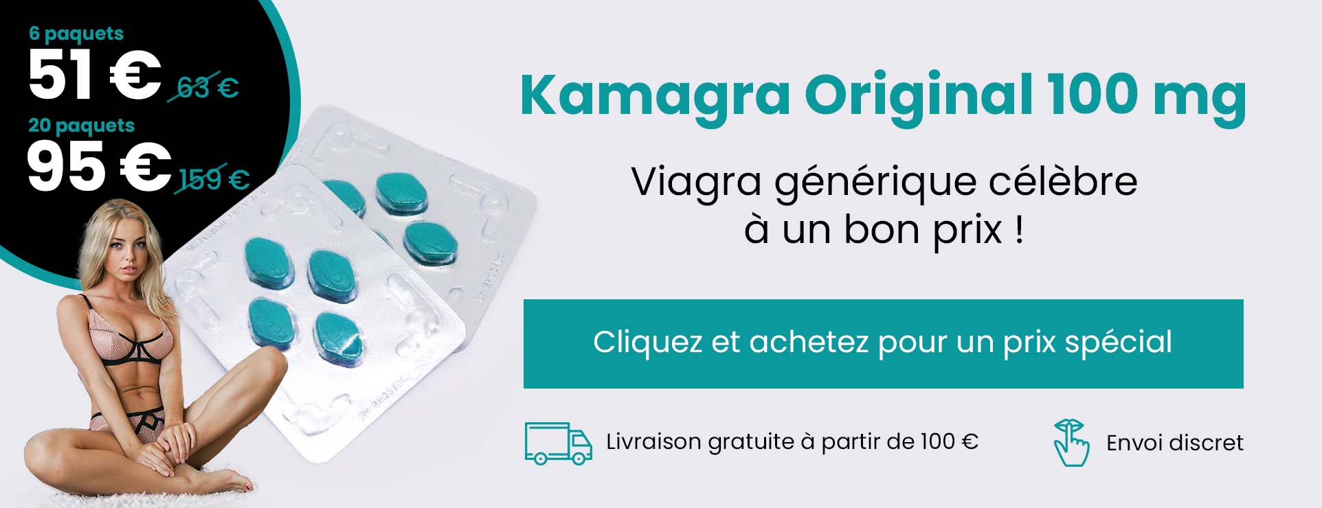 Kamagra original 100 mg – sildénafil