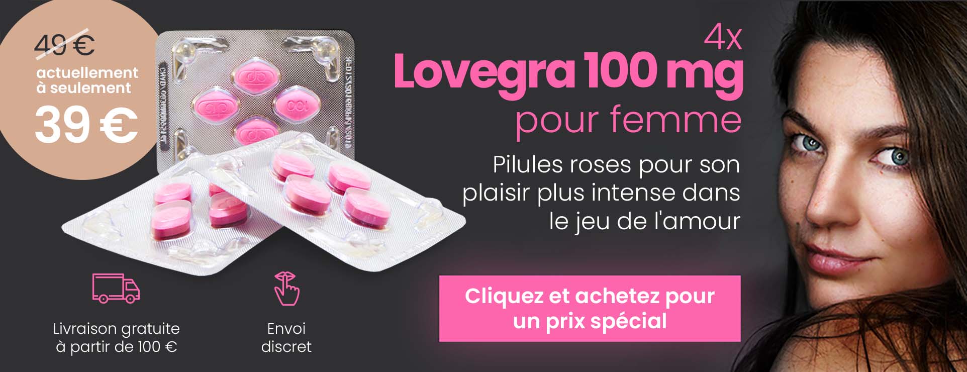 Lovegra 100 mg – Sildenafil pour les femmes